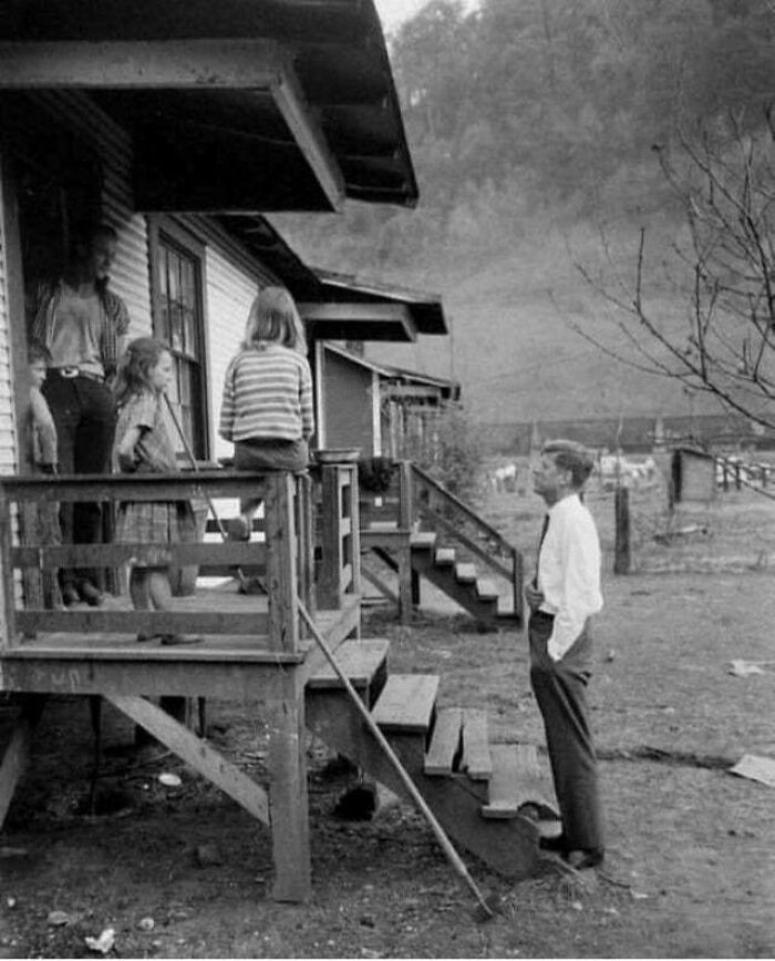"John F. Kennedy Campaigning In West Virginia, 1960"
