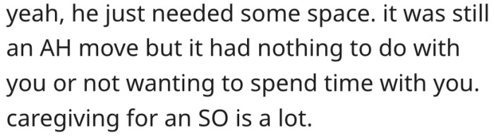 17. Caregiving can be overwhelming.