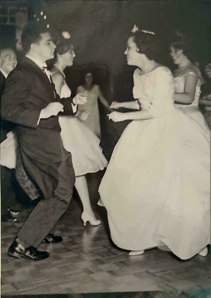 "My Parents Dancing The Twist At Their May 1962 Wedding"