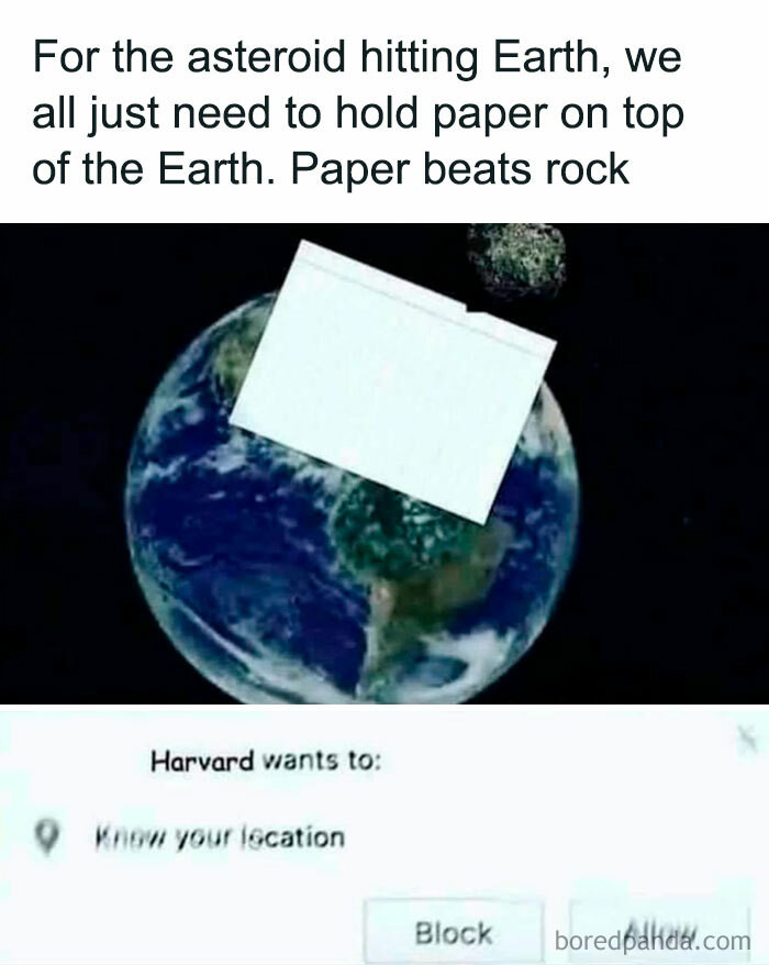 13. Lol... Paper beats rock