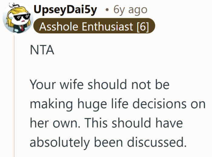 Big financial moves are not solo projects. Marriage usually comes with a group chat, not a surprise invoice.
