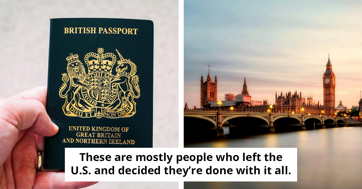 Record Number Of Americans Apply For UK Citizenship