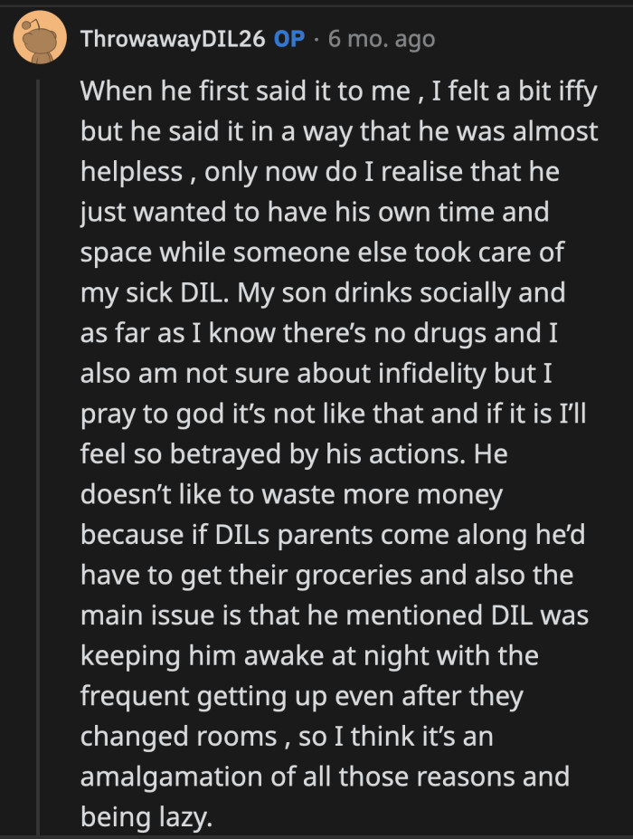 Yikes! And he thought he was ready to be a dad? He wanted the cute parts of having a baby and none of the actual work.