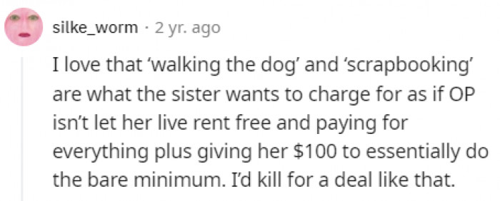 It's definitely a great deal, but she wanted more.