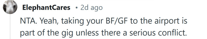 It's all part of the gig.