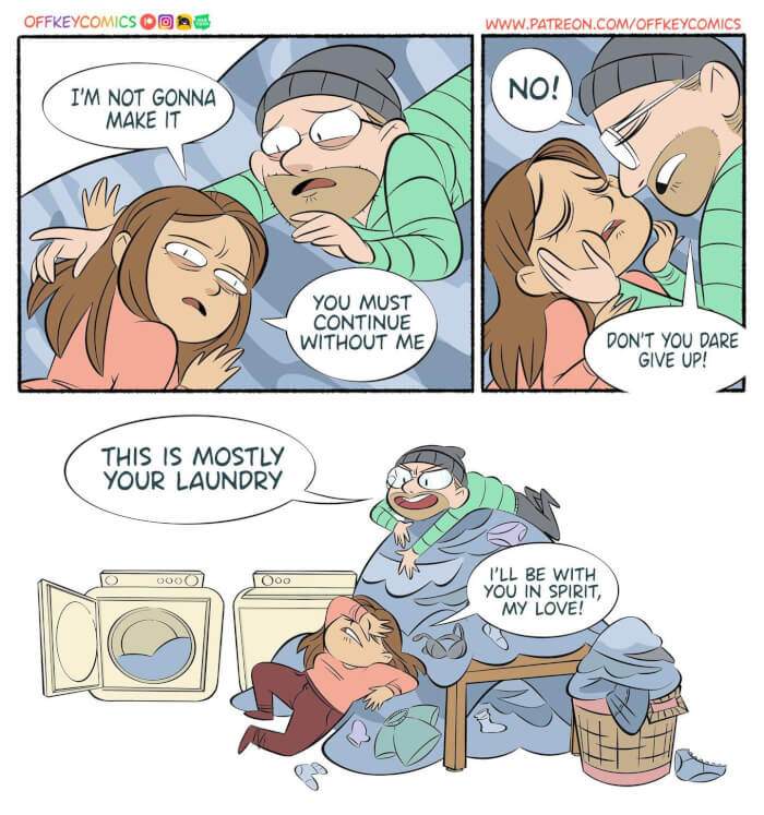 14. Every day is laundry day