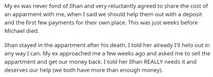 Now his ex-wife is on his neck to sell off their son's apartment. The only problem is that Ilhan has nowhere else to go since her parents kicked her out for getting pregnant