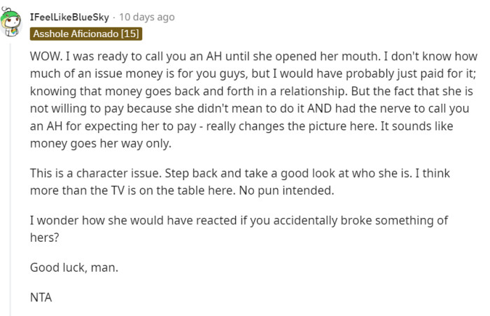 This is a character issue