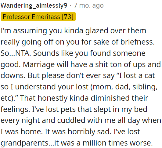 It's okay to find support in a partner.