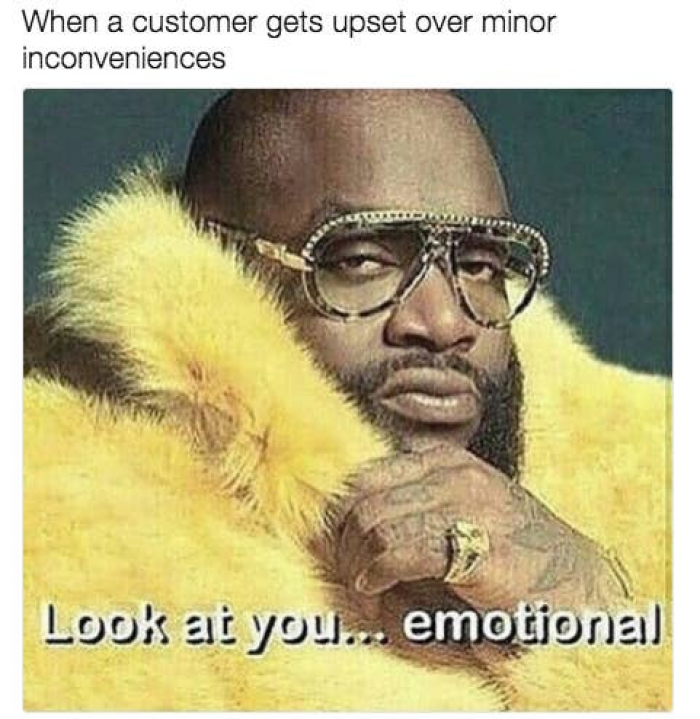 44. It's amazing how many grown-ass folks throw tantrums over minor things