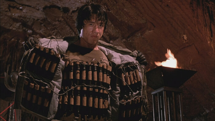 13. Jackie Chan is always willing to perform his own stunts.