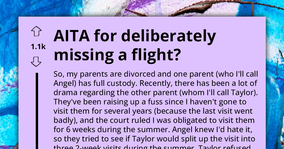 Redditor Considers Deliberately Missing Flight To Go Visit Their Parent