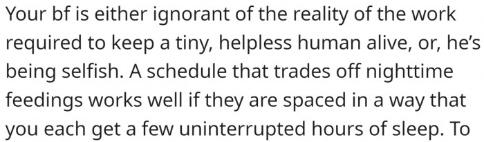 Her BF simply doesn't know...