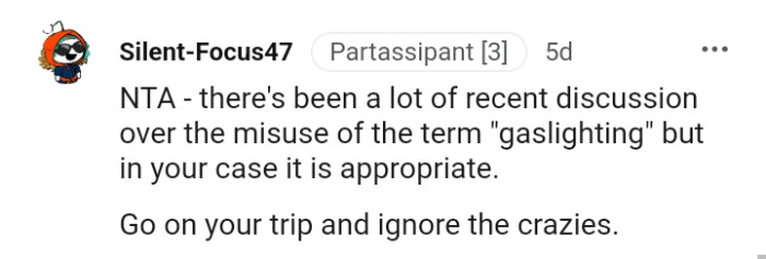 Go on and enjoy your trip