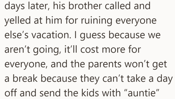 What was framed as family time starts to sound logistical.