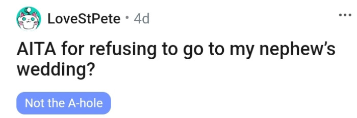 The OP kicks off the story but not without the headline