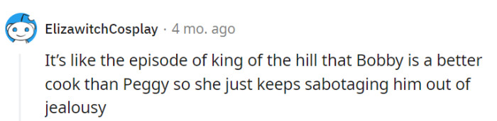 Sounds like a real-life King of the Hill episode, where envy takes over and culinary competition turns into culinary chaos!