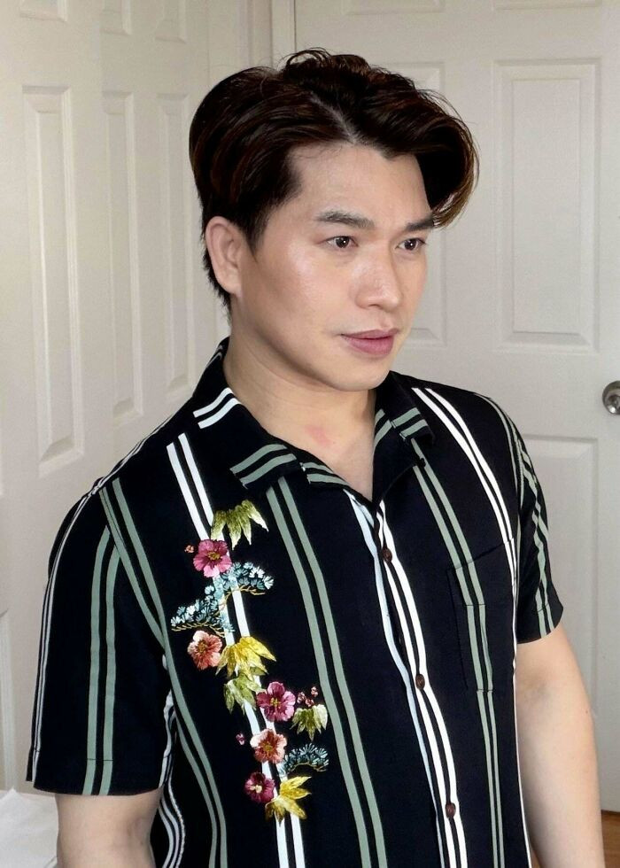 "I Renew My Old Shirt By Hand Embroidery. What Do You Think? Thank You"