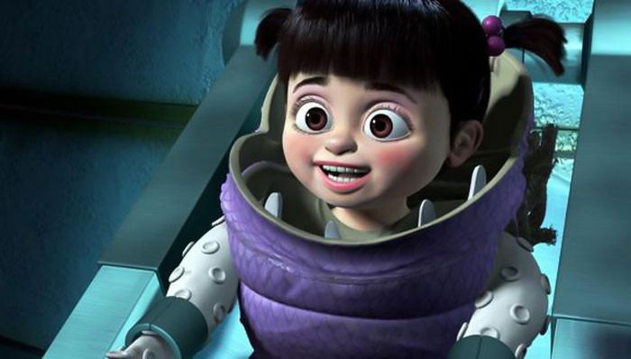 29. This girl in Monsters, Inc. has a name: Mary.