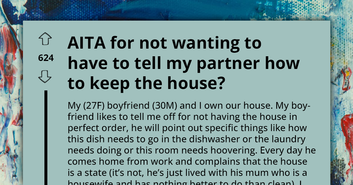 Young Woman Struggles With Boyfriend's Lack Of Initiative In Domestic Responsibilities, She Doesn't Want To Give Him Full Instructions Every Time