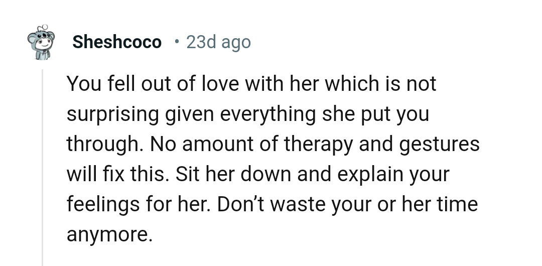 We've gathered some of the most upvoted comments from other Redditors for you to check out below