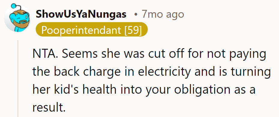 Turning off the guilt trip switch on this one.