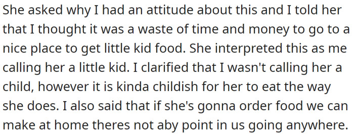 They had an unpleasant discussion and