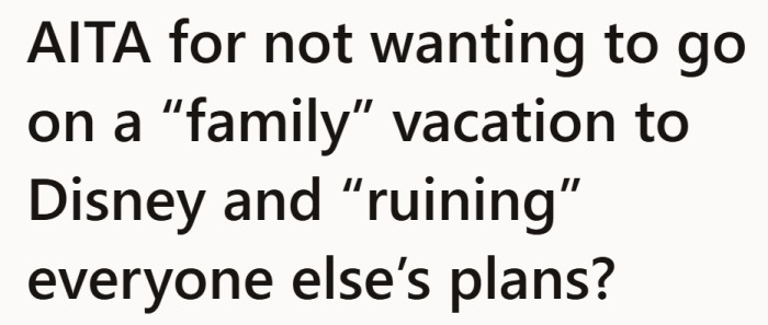 It starts as a straightforward question, but there is already tension around expectations and choice.