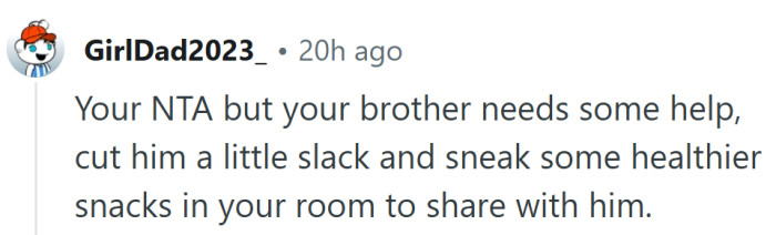 A gentle reminder that boundaries and kindness can coexist, even in a pantry.