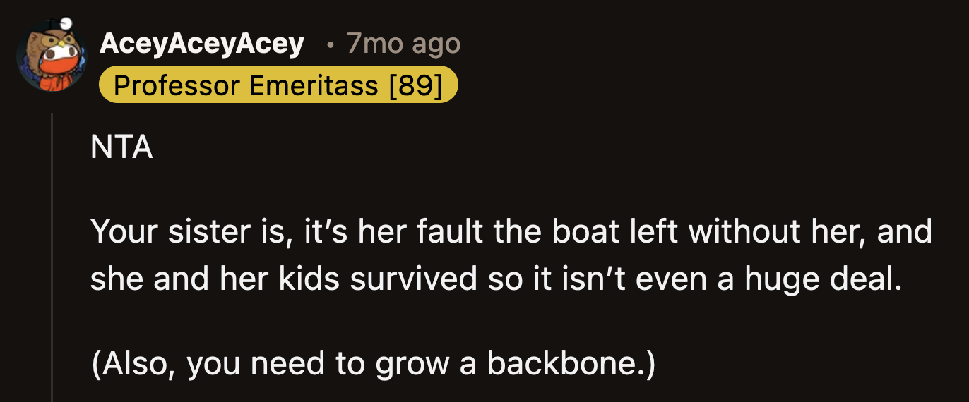 It was low of her to use her daughters to hurt OP, too.