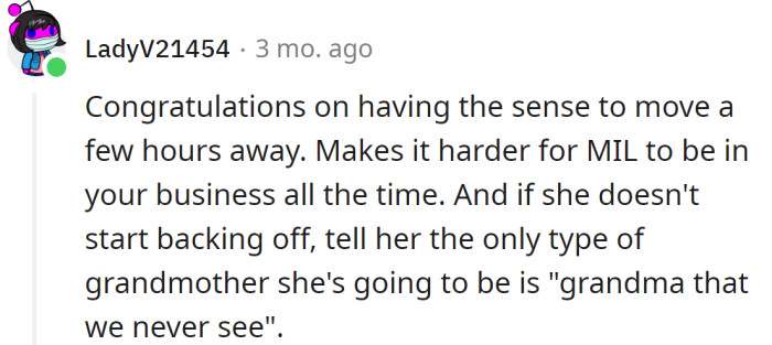 Moving a few hours away was a good decision