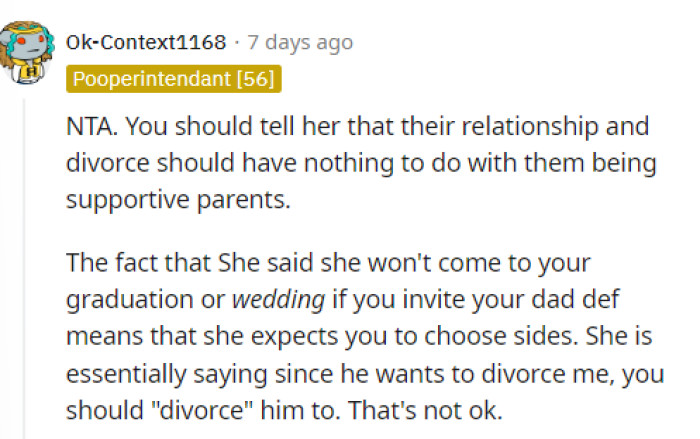 We definitely agree that she should talk to her mother and explain how she's feeling because she isn't in the wrong here.