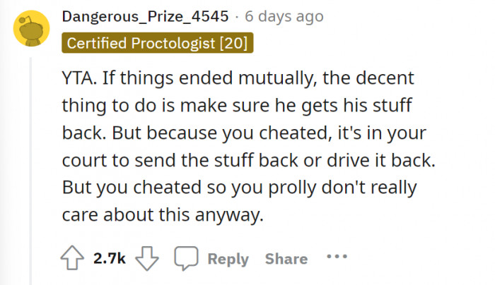 But as one commenter said, we don't think OP will become a 