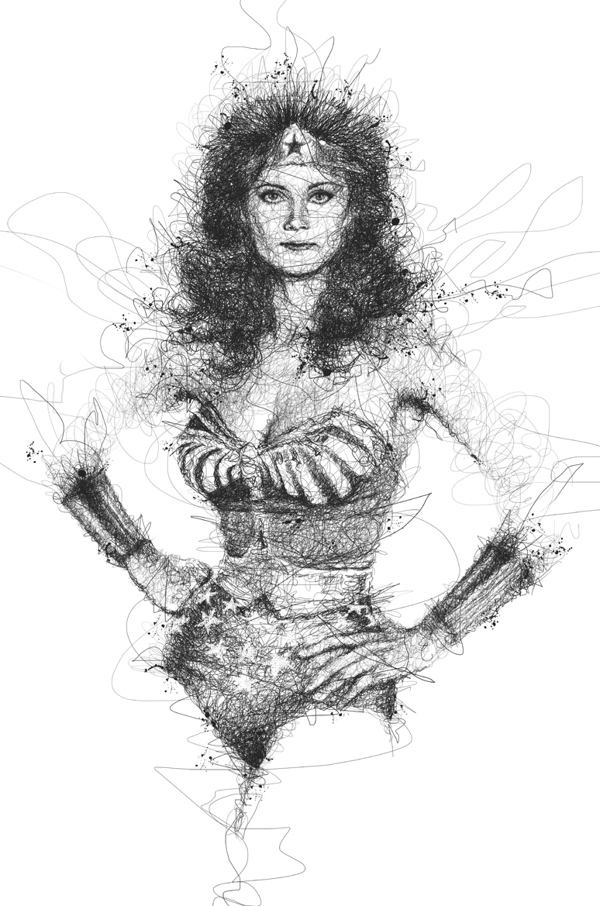 For all my Wonder Woman fans, this is for you—a new way to view her.