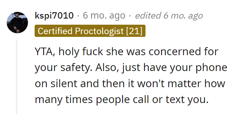 Fair point, YTA, but maybe invest in the wonders of silent mode—it’s a game-changer!