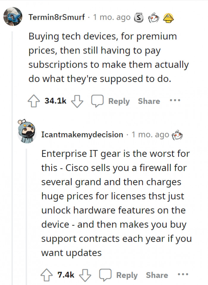 18. Almost everything in tech, basically.