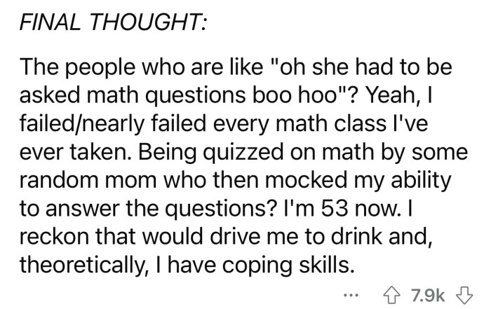 It's every kid's worst nightmare.