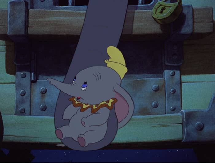 1. When Jumbo is separated from her young child, chained, and locked away in Dumbo