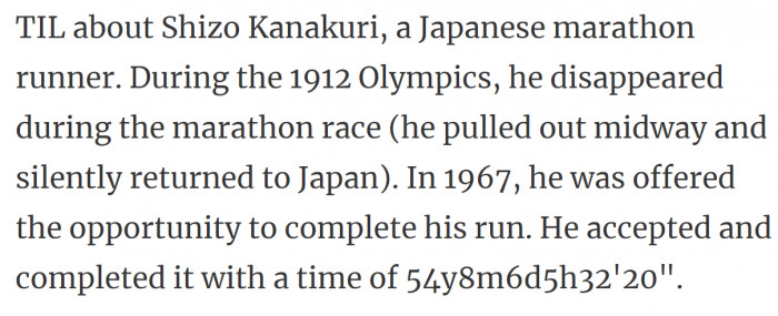 18. It's never too late.