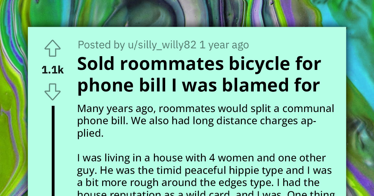 Redditor Sells Off Roommate's Expensive Bike As Revenge For Secretly Hiking Their Phone Bill And Watching Everyone Play The Blame Game