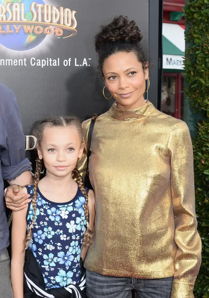 30. Thandiwe Newton's daughter, Nico Parker, back then: