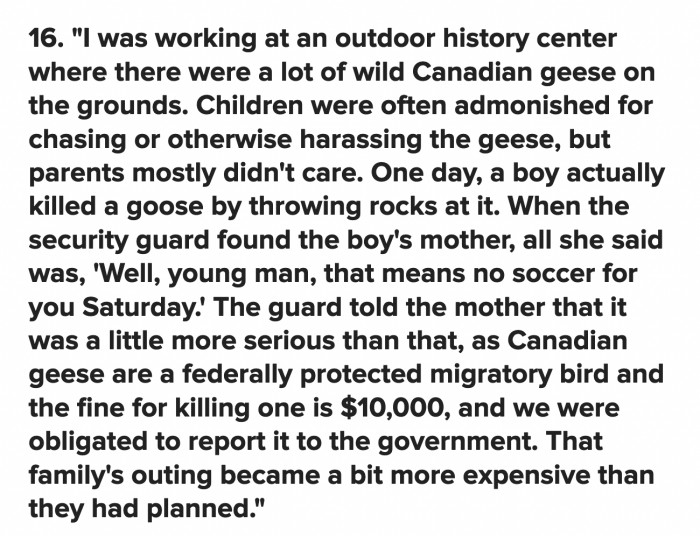 No soccer and a $10,000 bill because they can't tell their kids no