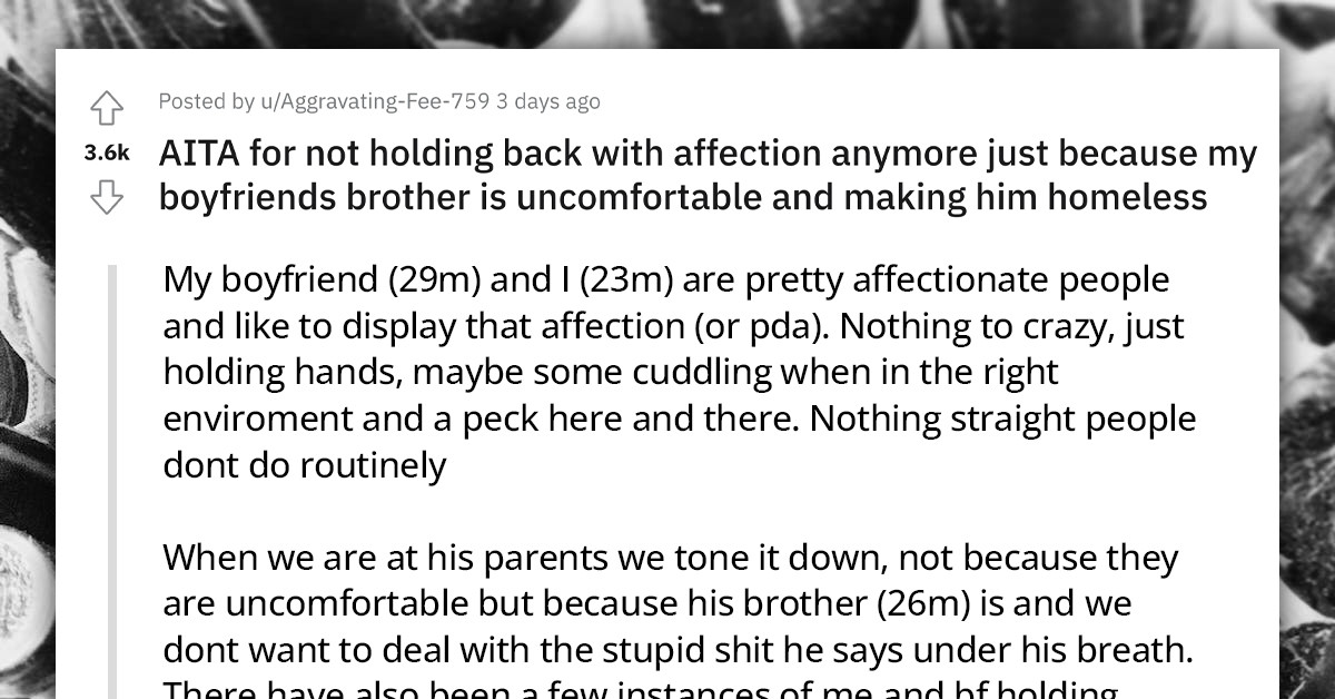 Parents Throw Son Out Of Their House For Homophobic Behavior Towards His Gay Brother, Receive Backlash From Extended Family