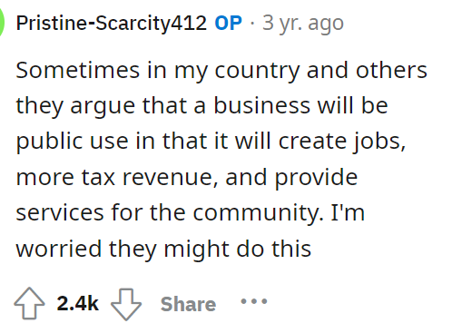 OP is right, and this can definitely happen, which would mean that any letter written to them wouldn't really work.