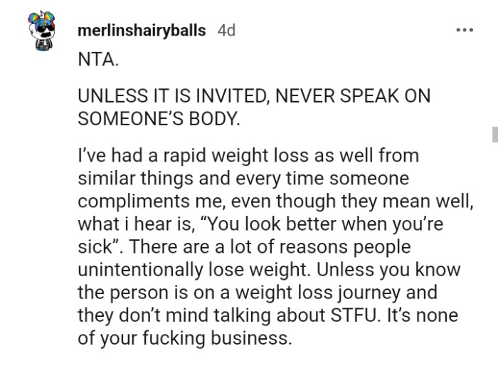 There are a lot of reasons to unintentionally lose weight