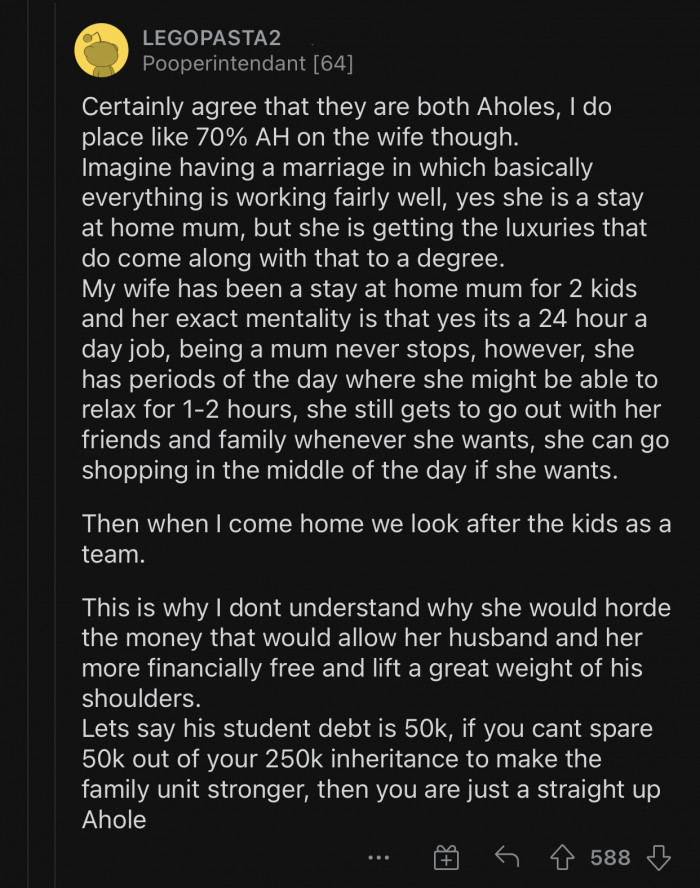 A family is like a team, and if one player refuses to help, things tend to fall apart.