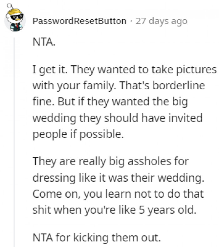 Everyone Knows Not to Wear White to a Wedding