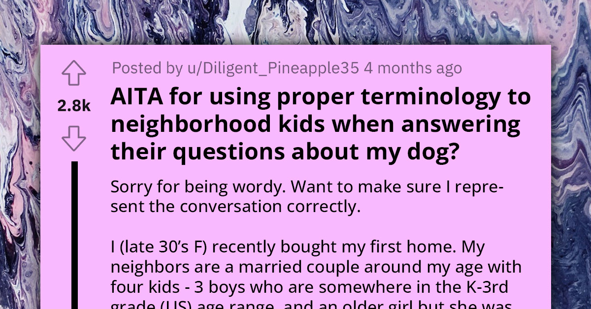 Woman Educates Curious Kids On Dog Anatomy And Breeding, Gets Scolded By Their Mom For Not Using Kid-Friendly Vocabulary