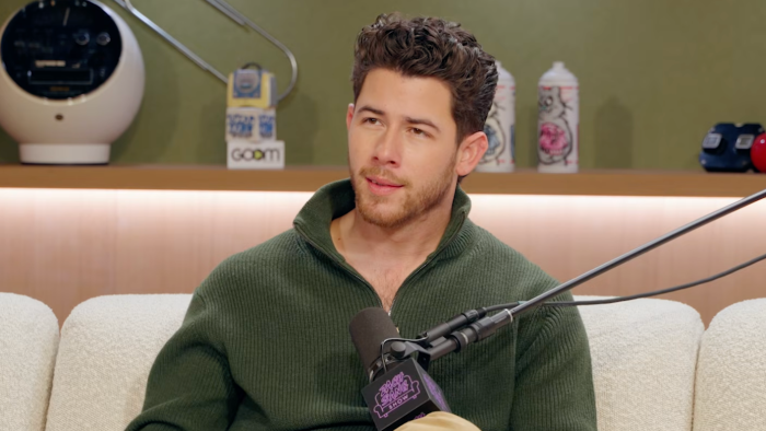 Nick Jonas in an interview setting, denying cocaine rumors and speculation.