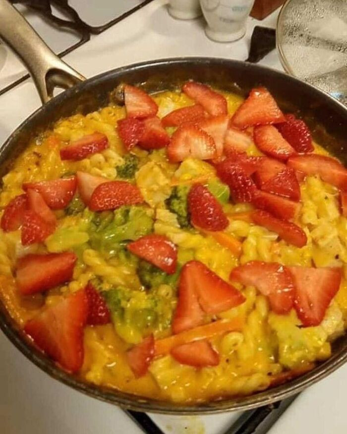 I've never seen any kind of dish like this, but I can't knock it until I try it.